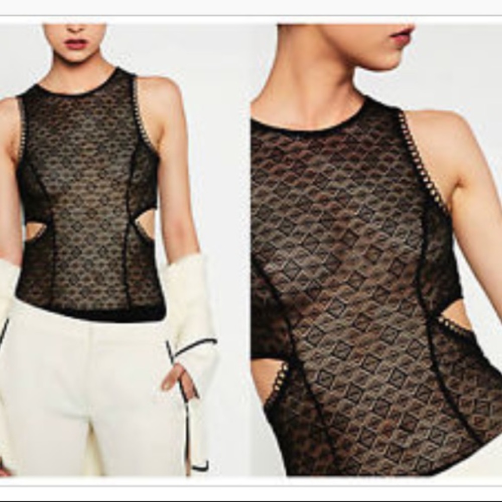 Zara lace bodysuit